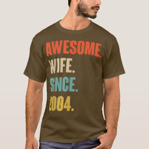 18. Hochzeitstag Geschenk ihre Phantastische Ehefr T-Shirt