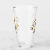 18. Hochzeitstag Porzellan Cat's Auge Glas (Rechts)