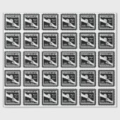 18. Hochzeitstag Porzellan traditionell Geschenkpapier (Flach)