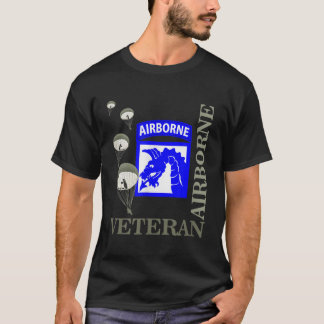18. Im Flugzeug Corps Veteran Paratrooper Veterane T-Shirt