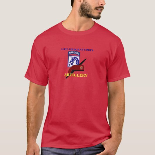 18. IM FLUGZEUG KORPS-ARTILLERIE-T - SHIRT (Vorderseite)