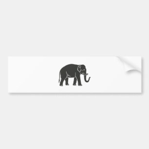 18. (Inder) - Abteilungs-Elefant Autoaufkleber