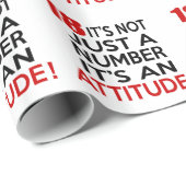 18 ist es nicht gerade eine Zahl, die es eine Geschenkpapier (Rolleneckpunkt)