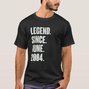 18 Jahre alt 18. Geburtstag seit Juni 2004 T-Shirt