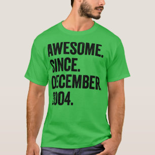 18 Jahre alt Dezember 2004 18. Geburtstag2 T-Shirt