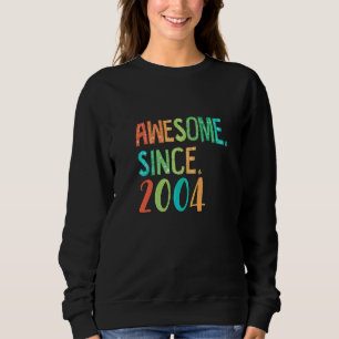 18 Jahre alt Mädchen Herz Blumendekor Phantastisch Sweatshirt