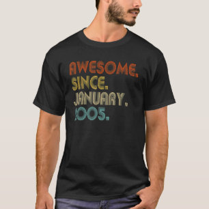 18 Jahre alt Phantastisch seit Januar 2005 18. Geb T-Shirt