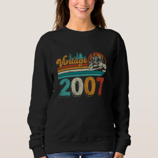 18 Jahre alte Geschenke Vintag Geboren im Jahr 200 Sweatshirt