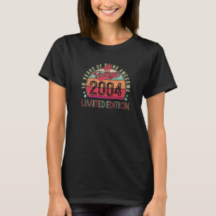18 Jahre alte Vintage 2004 18. Geburtstag T-Shirt