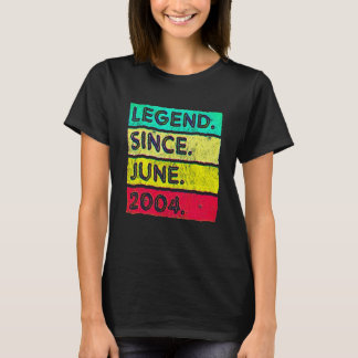 18 Jahre alte Vintage-Legende seit Juni 2004 18. G T-Shirt