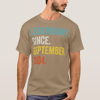 18 Jahre alter Legendär seit September 2004 18. B T-Shirt