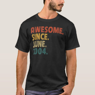 18 Jahre altes Geschenk Phantastisch seit Juni 200 T-Shirt