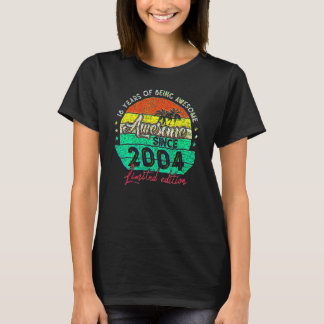 18 Jahre Awesome 18 Geburtstag  18 Jahre alt T-Shirt