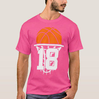 18 Jahre Basketball 18. Geburtstag T-Shirt