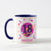 18 Jahre Kaffeepause Tasse (Links)