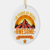 18 Jahre Phantastisch sein - Geburtstag Keramik Ornament (Rechts)