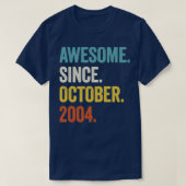18 Jahre Phantastisch seit Oktober 2004 18. Geburt T-Shirt (Design vorne)