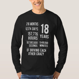18 Jahre Verheiratet Witz 18. Hochzeitstag 1 T-Shirt