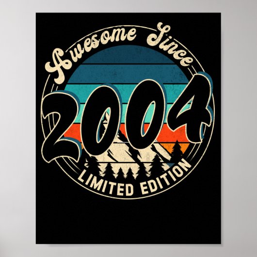 18 Jahre Vintag 18. Geburtstag 2004 Poster (Vorne)