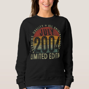 18 Jahre Vintag im Juli 2004 Sweatshirt
