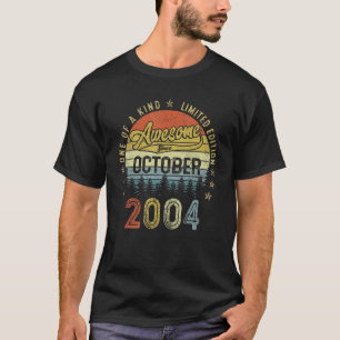 18 Jahre Vintag im Oktober 2004 18. Geburtstag 1 T-Shirt