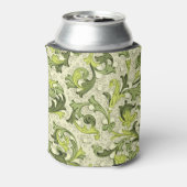 18. Jahrhundert: Blumenantike Tapete. Dosenkühler (Kanne Rückseite)