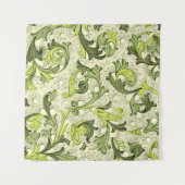 18. Jahrhundert: Blumenantike Tapete. Wandteppich (Vorderseite (Horizontal))