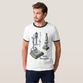 18. Jahrhundert Microscope Antique Science Nerd ! T-Shirt (Vorne ganz)