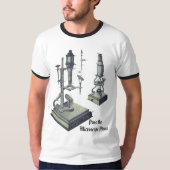 18. Jahrhundert Microscope Antique Science Nerd ! T-Shirt (Vorderseite)