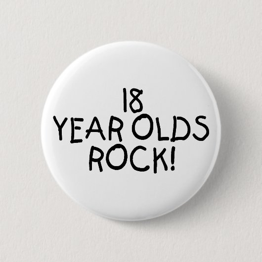 18 Jährige Felsen- Button (Vorderseite)