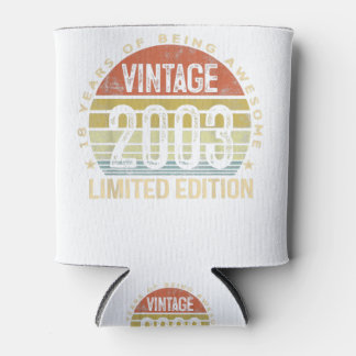 18-jährige Geschenke Vintag 2003 Limited Edition 1 Dosenkühler