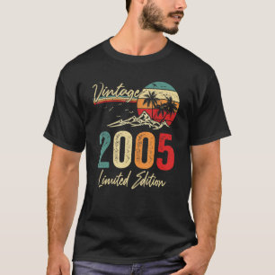 18-jähriges Geschenk Vintag 2005 18. Geburtstag T-Shirt