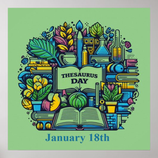 18. Januar - Thesaurus-Tag Poster (Vorne)