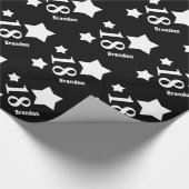 18. Jugendlich Geburtstag oder irgendwelche Jahr Geschenkpapier (Ecke)