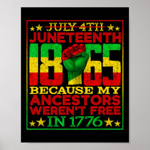 18. Juli 1865 4. Weil meine Vorfahren waren Poster