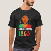 18. Juni 1865 Afrika Schwarze Amerikaner USA Ameri T-Shirt (Vorderseite)