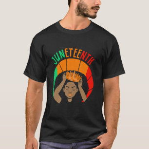 18. Juni 1865 Afrika Schwarze Amerikaner USA Ameri T-Shirt