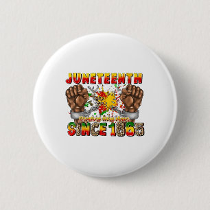 18. Juni 1865 Afrikanische Amerikanische Freiheit Button