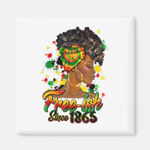 18. Juni 1865 Afrikanische Amerikanische Freiheit  Magnet