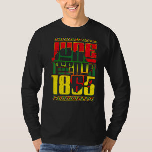 18. Juni 1865 Afrikanische Amerikanische Freiheit T-Shirt