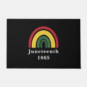 18. Juni 1865 Afrikanische Amerikanische schwarze Fußmatte (Vorderseite)