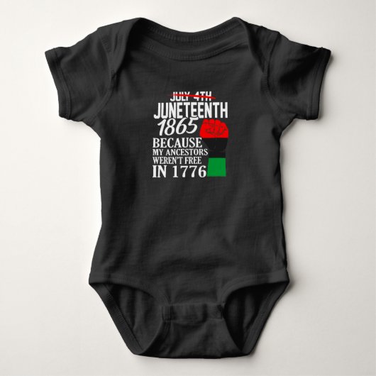 18. Juni 1865 Artwork Baby Strampler (Vorderseite)
