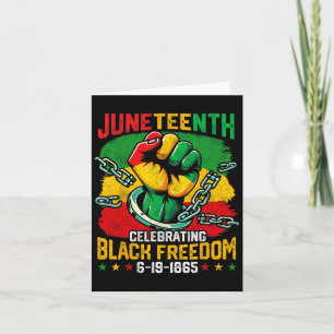 18. Juni 1865 Black American African Women Men F Karte