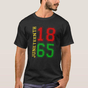 18. Juni 1865 Black Proud African American For J T-Shirt