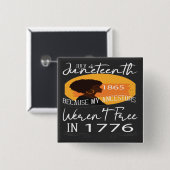 18. Juni 1865 Button (Vorne & Hinten)