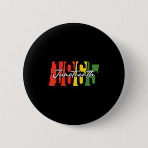 18. Juni 1865 Feier Black Freedom African Button
