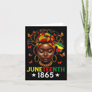 18. Juni 1865 Feiert Freiheit zum Blac Karte
