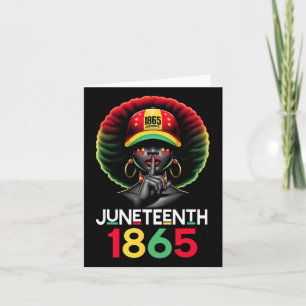 18. Juni 1865 Feiert Freiheit zum Blac Karte