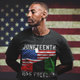 18. Juni 1865 Freedom Black African American T-Shirt