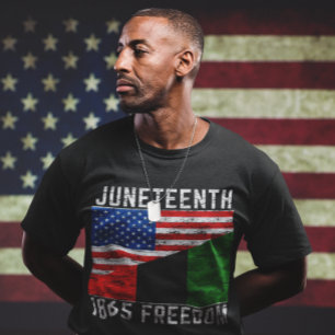 18. Juni 1865 Freedom Black African American T-Shirt
